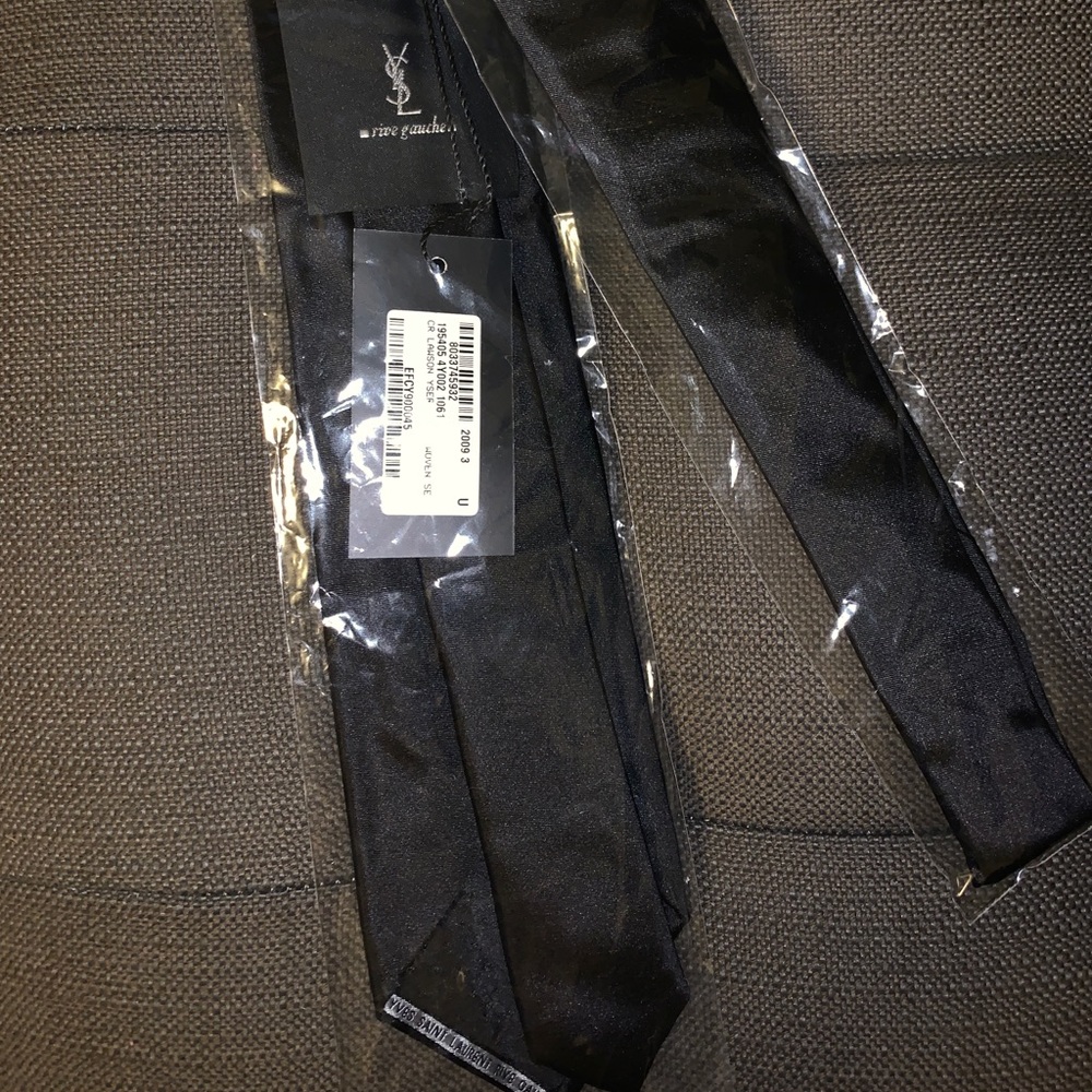 Yves Saint Laurent black tie